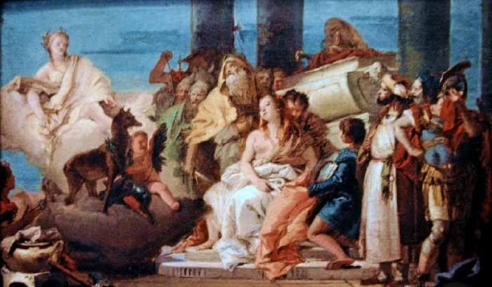 Giovanni Battista Tiepolo The Sacrifice of Iphigenia oil painting picture